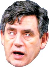 Gordon Brown Face Mask.