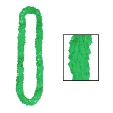 Soft-Twist St Patrick's Poly Leis - Green (1)