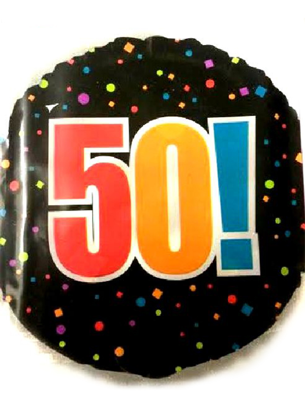 Happy 50th Birthday foil Balloon
