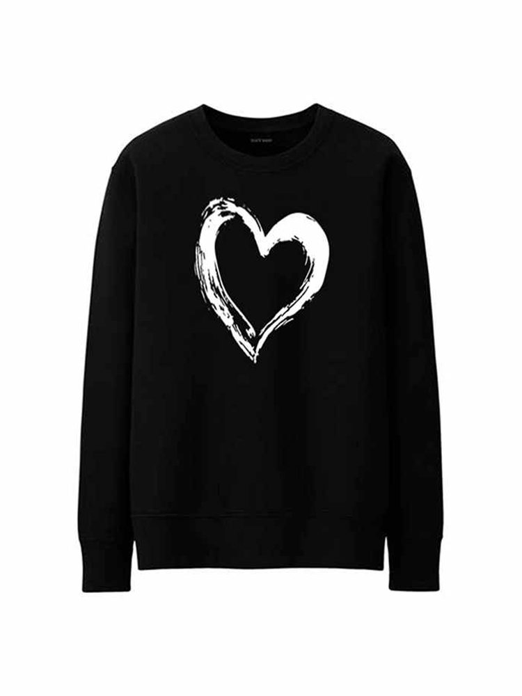 Custom Heart Design Sweatshirt/Hoodie