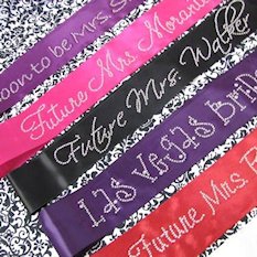 Personalised Anniversary Sash