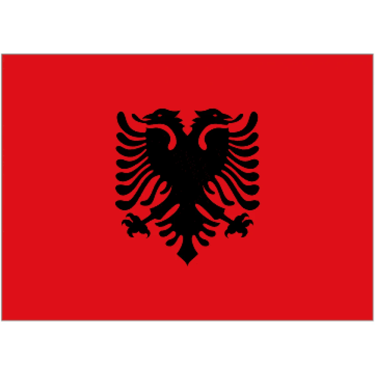Albania Hand Waving Flag