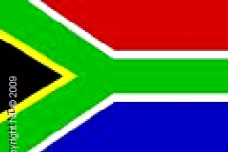 South Africa Flag Hand Held 20 X 14cm