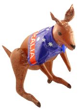 Inflatable Kangaroo Comes With Detachable Australia Flag