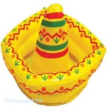 Inflatable Sombrero Drink Cooler 46cm x  30cm