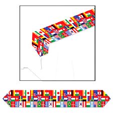 International Flag Table Runner