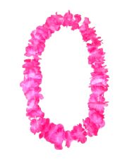 Hawaiian Island Lei Silky Flower Garland - Pink