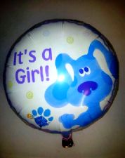 Foil Balloon 'IT'S A GIRL' Rounded 18" (Requires Helium)