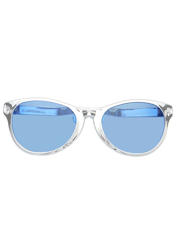 Jumbo Silver Wayfarer Metallic Glasses 