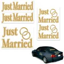 Just Married Car Stickers