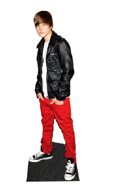 Justin Beiber Leather Jacket Lifesize Cardboard Cutout  