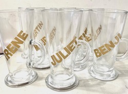 Personalised Any Name Latte Glass