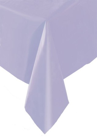 Lavender Plastic Tablecloth 137cm x 274cm
