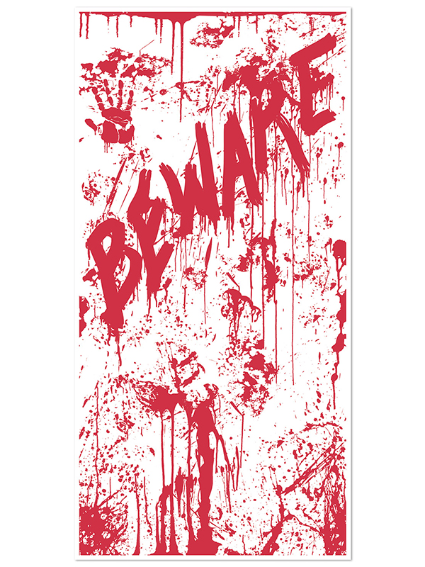 Bloody Door Cover 30 Inches By 5 Feet
