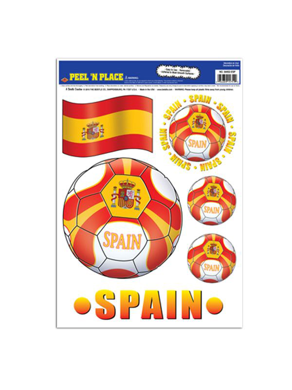 Spain Peel 'n' Place Removable Stickers  