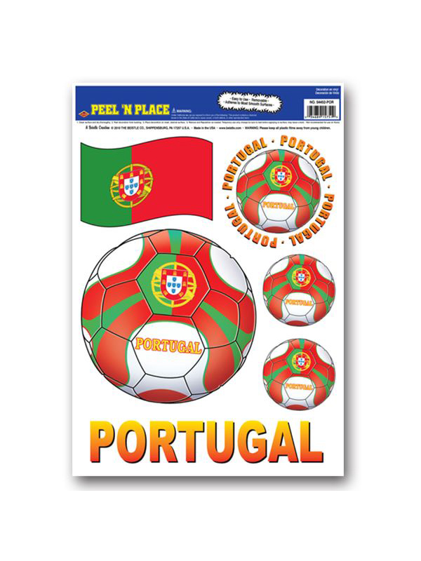 Portugal Peel 'n' Place Removable Stickers   