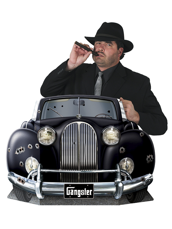 Gangster Car Photo Prop