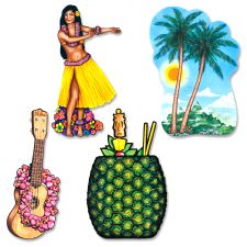 Hawaiian Luau Cutout Decoration