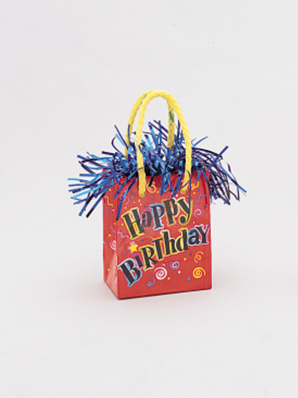 Balloon Weight Mini Handbag Happy Birthday
