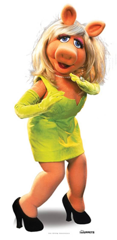 Miss Piggy Cardboard Cutout