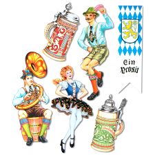 Oktoberfest Cutouts Printed Both Sides