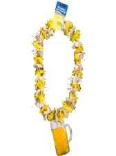 Oktoberfest Tinsel Lei with Beer Tag