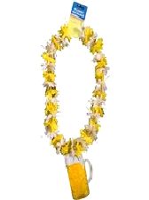 Oktoberfest Tinsel Lei with Beer Tag