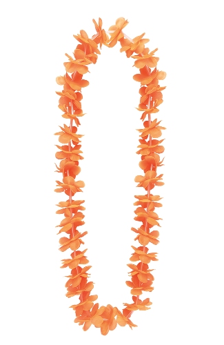Hawaiian Flower Elena Lei - Orange