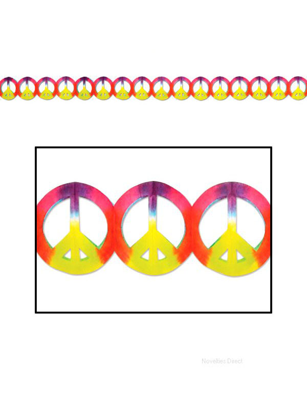 Peace Sign Garland