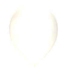  Balloons Pearlised 12" White