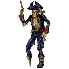  Pirate Skeleton Jointed Cutout  