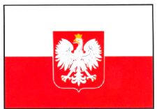 Poland Flag 5ft x 3ft With Eyelets For Hanging