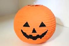 Pumpkin Tissue Ball Decoration 