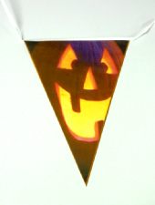 Halloween Pennant Bunting - Pumpkin Design  ** 2 Only In Stock **