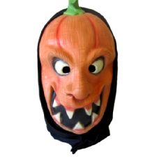 Face Mask with Hood - Pumpkin *** 1 ONLY IN STOCK ***
