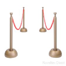 Red Rope Stanchion Set