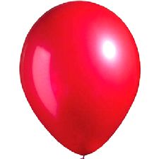  Balloons Metallic 12" Red