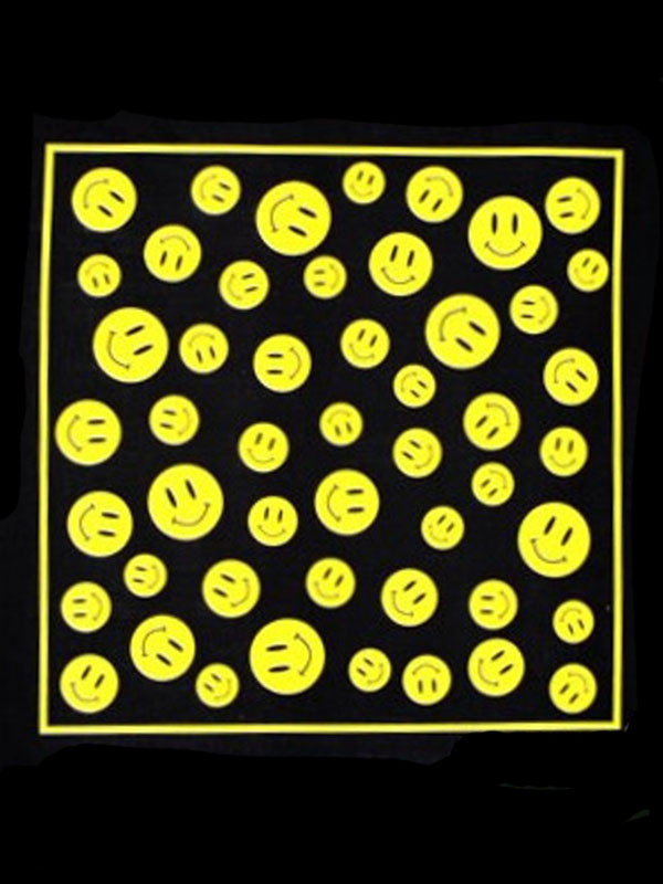 Smiley Face Emoji Bandana