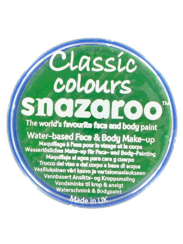 Snazaroo Face And Body Paint - Bright Green - Water Based 18ml