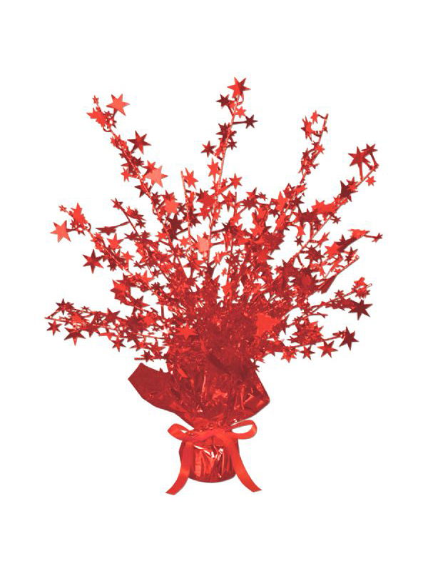 Star Gleam 'N' Burst Centrepiece Red (Quantity 1)