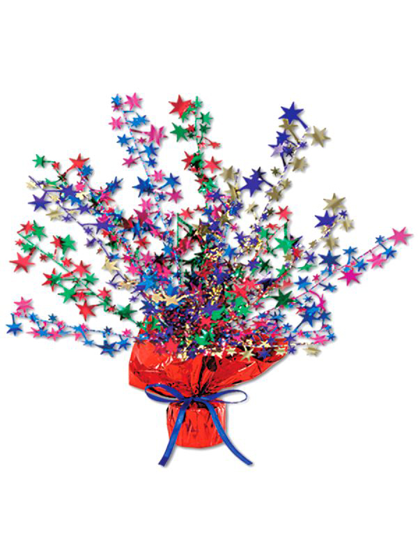 Star Gleam 'N' Burst Centrepiece Multi-Coloured (Quantity 1)