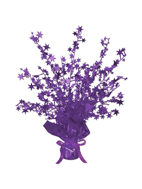 Star Gleam 'N' Burst Centrepiece Purple (Quantity 1)