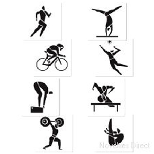 Summer Sports Cutouts