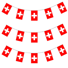 Switzerland Bunting 6m 20 Flag