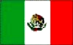 Mexico Flag 5ft x 3ft With Eyelets For Hanging