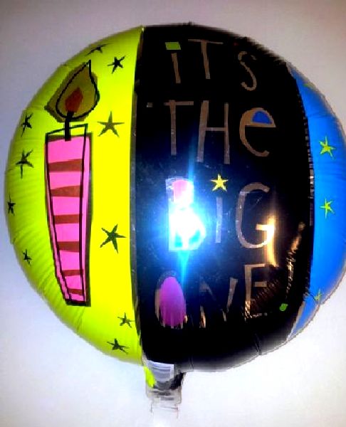 Foil Balloon THE BIG ONE Birthday 