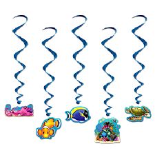 Under the Sea Hanging Whirls Decoration 