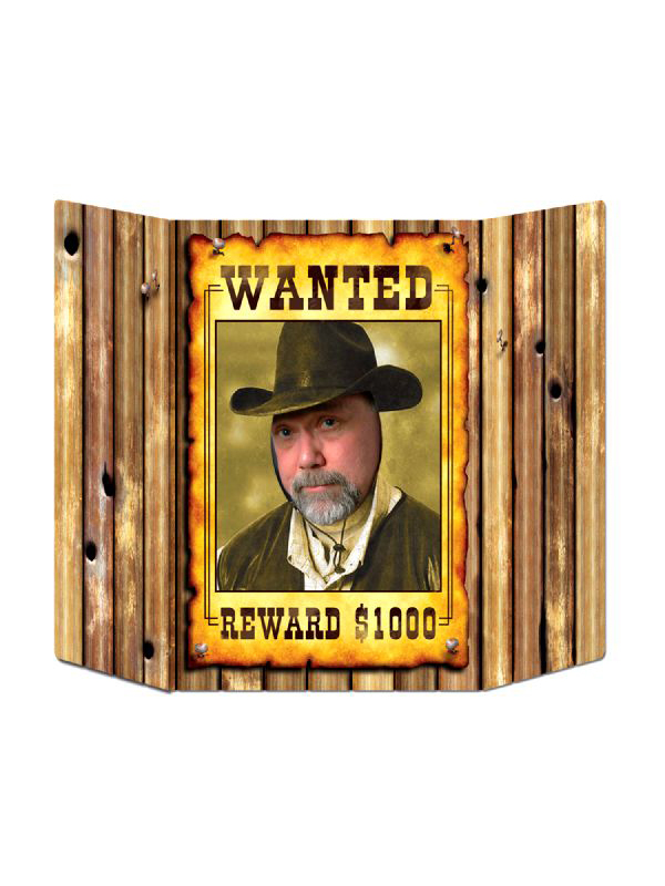 Wanted Poster Photo Prop 