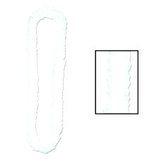 Soft-Twist Poly Leis - White (1)