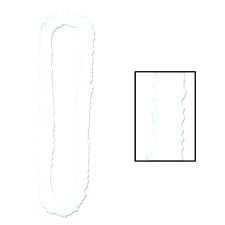 Soft-Twist Poly Leis - White (1)